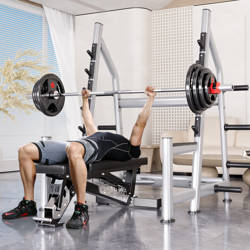 Heavy Equipment Lift - Squat Rack Power Cage, Plate Loaded