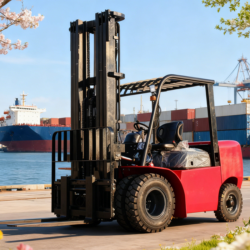 Heavy Equipment Lift - Heavy Duty 8 Ton Diesel Forklift