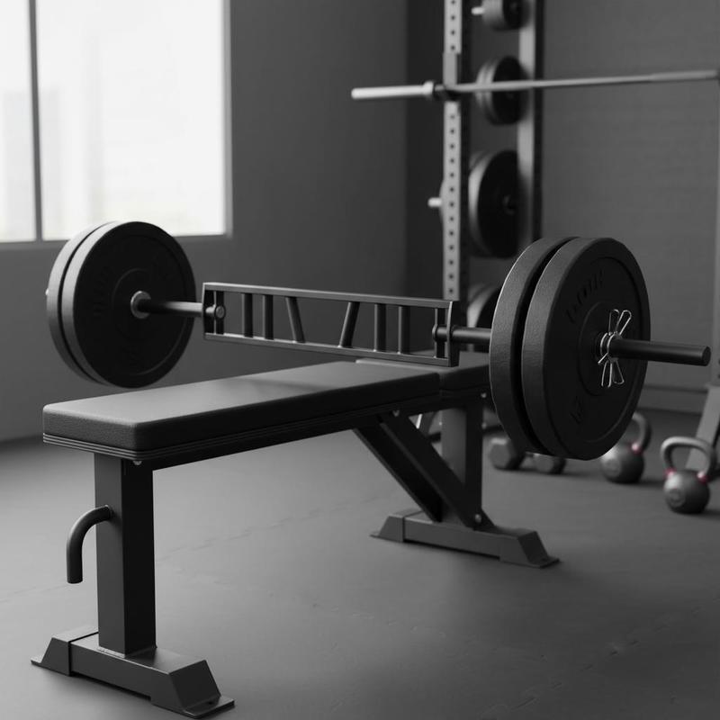 Heavy Equipment Safety Training - Multi-Grip Weightlifting Rod 83-inch For Bench