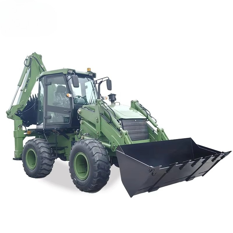Heavy Equipment In Chinese - Cheap Price Chinese 2.5TON Wheel Backhoe