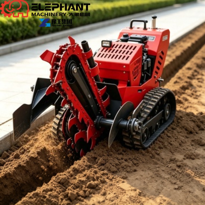 Tracked Trencher, Mini Heavy D - đánh giá và giá Heavy Equipment Trencher