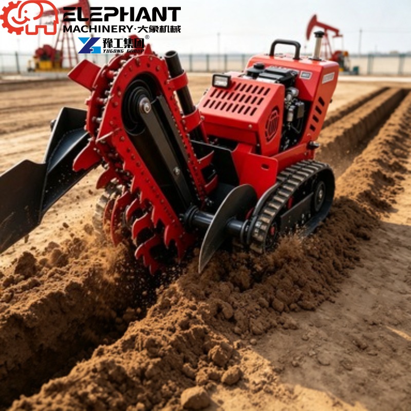 Tracked Trencher, Mini Heavy D - đánh giá và giá Heavy Equipment Trencher