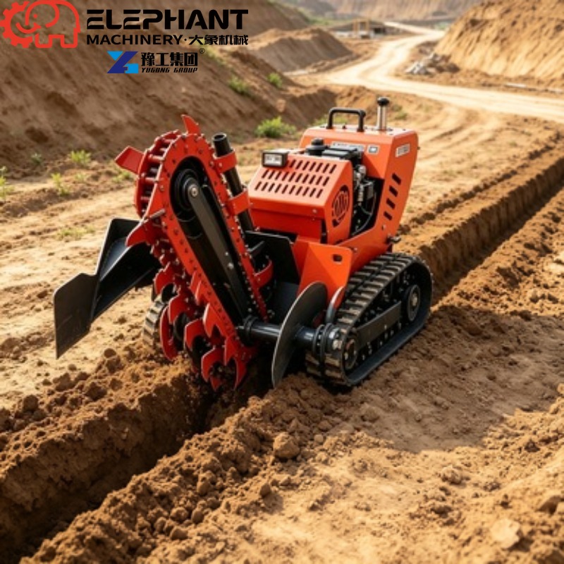 Tracked Trencher, Mini Heavy D - đánh giá và giá Heavy Equipment Trencher