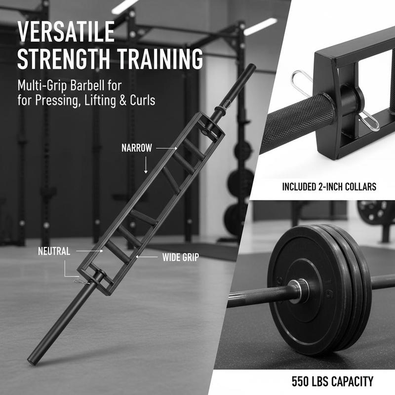 Multi-Grip Weightlifting Rod 8 - đánh giá và giá Heavy Equipment Safety Training