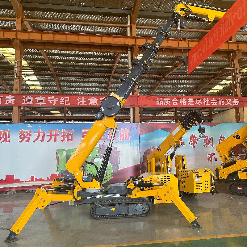 Compact Mini Spider Crane Hydr - đánh giá và giá Heavy Equipment Lift