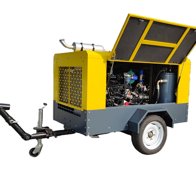 Portable Screw Air Compressor  - đánh giá và giá Heavy Equipment Mining