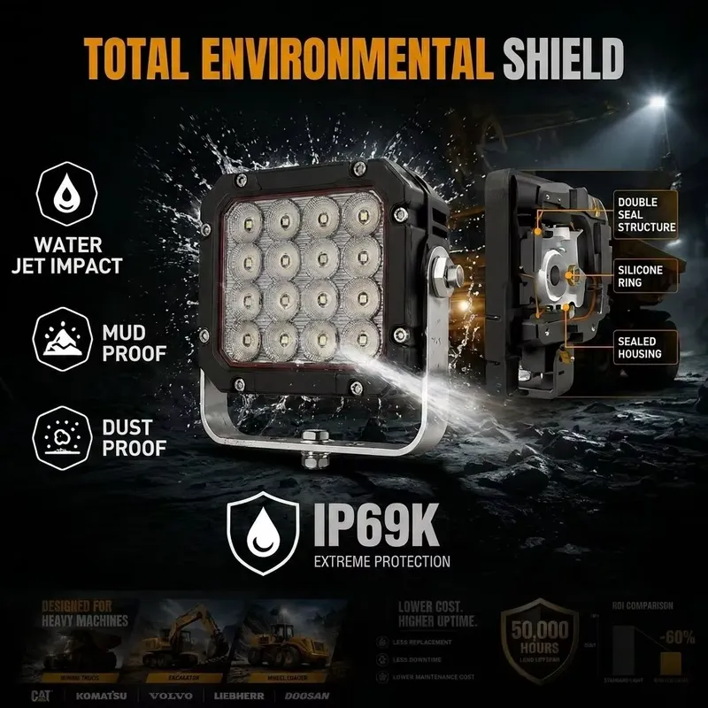 High Lumen Vibration Flood Lig - đánh giá và giá Heavy Equipment Mining