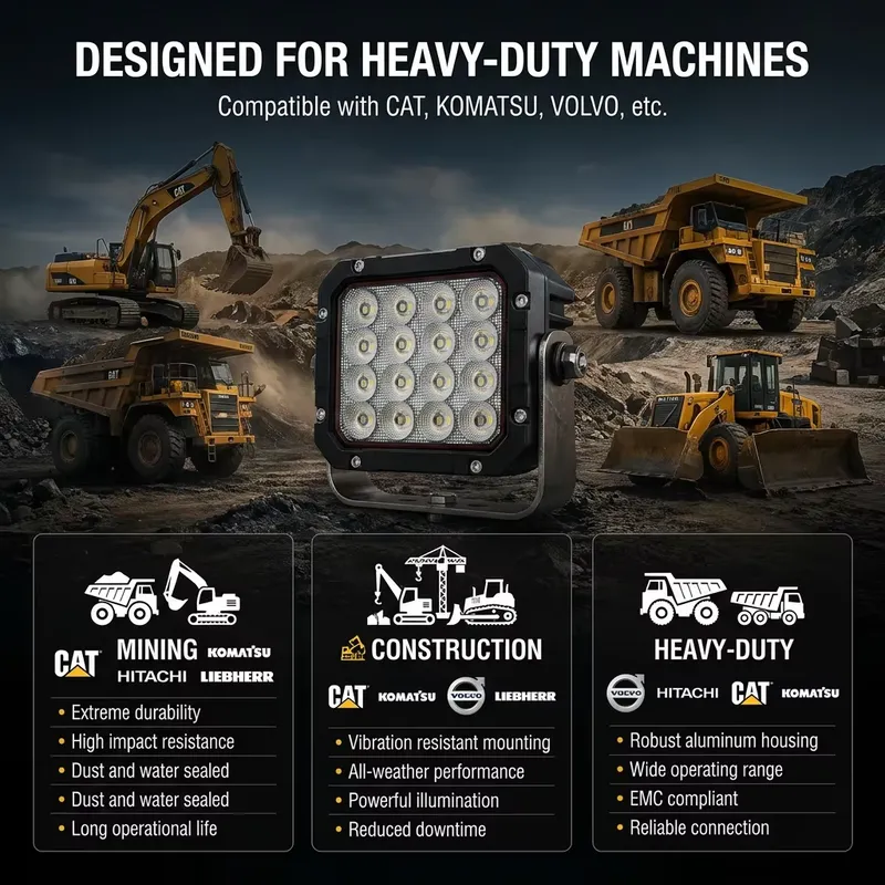 High Lumen Vibration Flood Lig - đánh giá và giá Heavy Equipment Mining